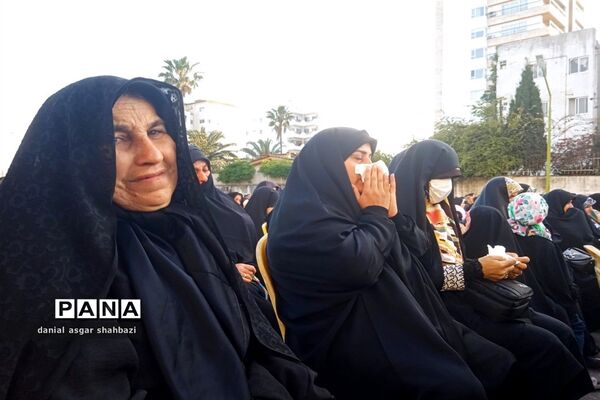 هفتمین سالگرد شهادت شهید علی جمشیدی در شهرستان نور
