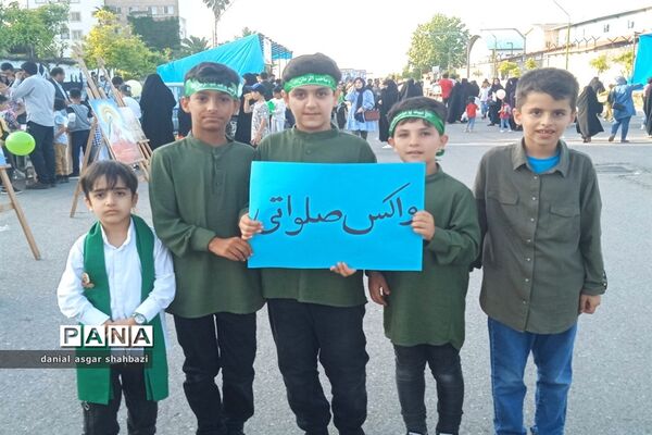 هفتمین سالگرد شهادت شهید علی جمشیدی در شهرستان نور