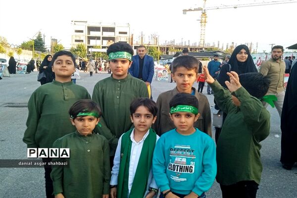 هفتمین سالگرد شهادت شهید علی جمشیدی در شهرستان نور