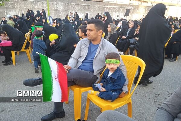 هفتمین سالگرد شهادت شهید علی جمشیدی در شهرستان نور