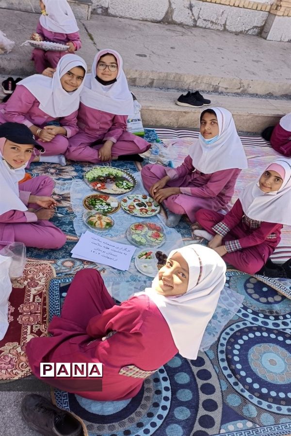 برگزاری صبحانه سلامت در دبستان بوستان شهرستان بن