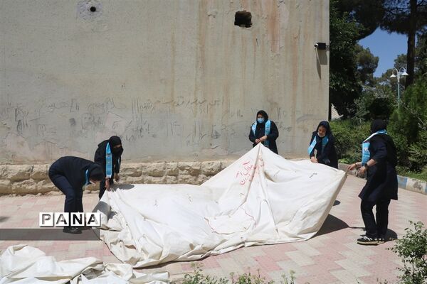 برگزاری اردوی قطبی مدرسه‌ای دانش‌آموزان شهرستان نجف‌آباد در اردوگاه باهنر گلدشت