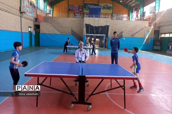 مسابقات تنیس روی میز پسران به‌مناسبت هفته معلم در کهریزک