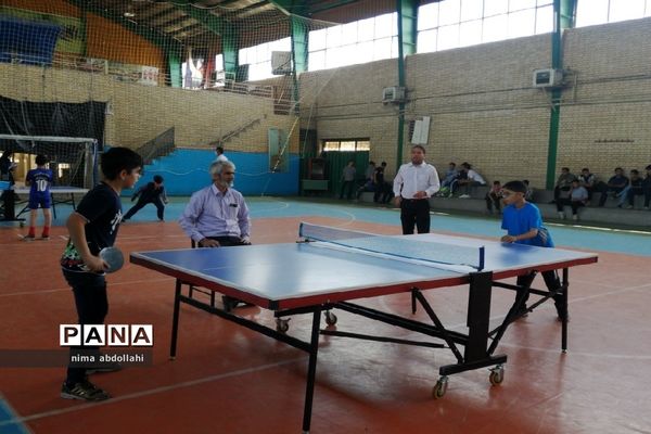 مسابقات تنیس روی میز پسران به‌مناسبت هفته معلم در کهریزک
