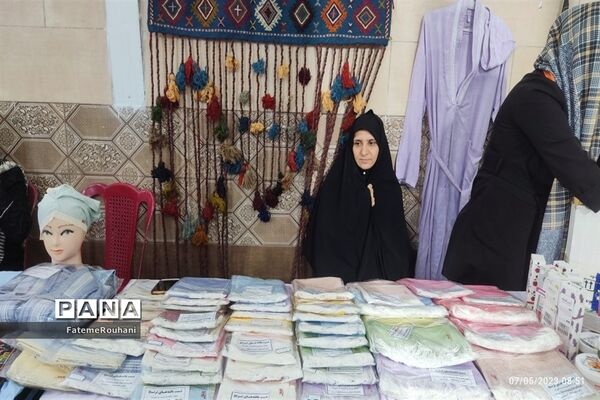مراسم افتتاحیه نمایشگاه مشاغل خانگی بانوان خلیل‌آباد