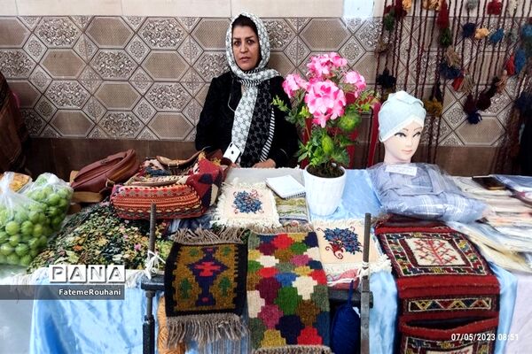 مراسم افتتاحیه نمایشگاه مشاغل خانگی بانوان خلیل‌آباد