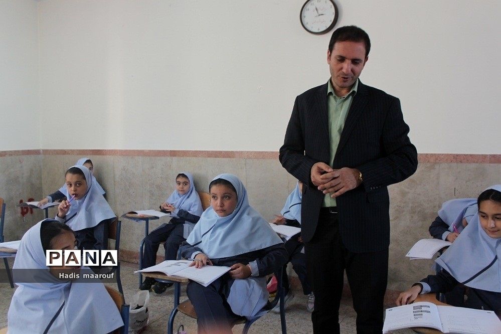 آزمون تیمز در دبستان دخترانه رضوان