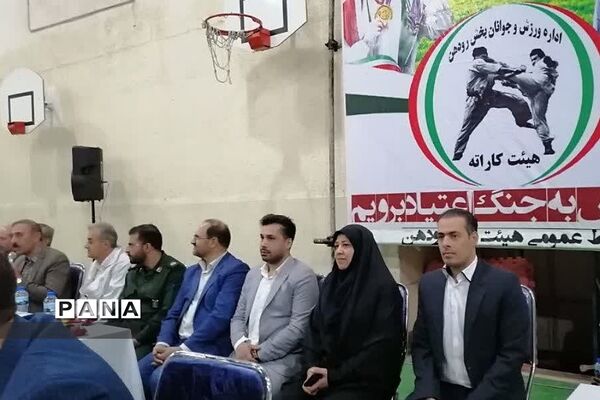 اولین دوره مسابقات کاراته  جام دانش‌آموزی در رودهن
