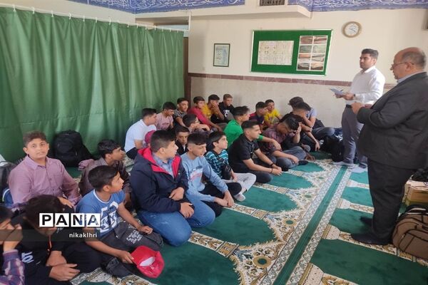 آغاز اردوی تربیتی زیارت اولی‌ها دانش‌آموزان استان قزوین
