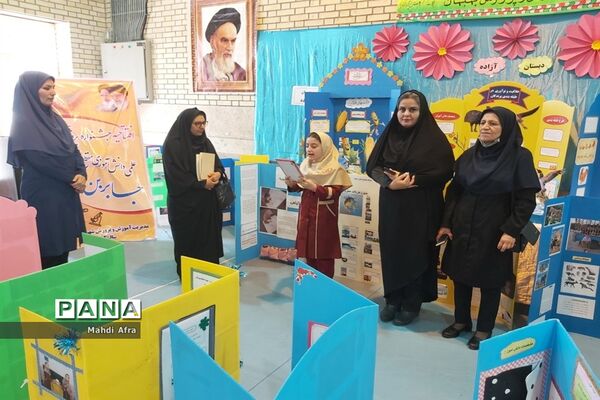 افتتاح نمایشگاه منطقه‌ای طرح جابربن حیان در دبستان آزاده شهرستان بهبهان