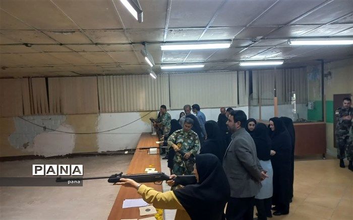 مسابقه تیراندازی ویژه فرهنگیان میانه برگزار شد