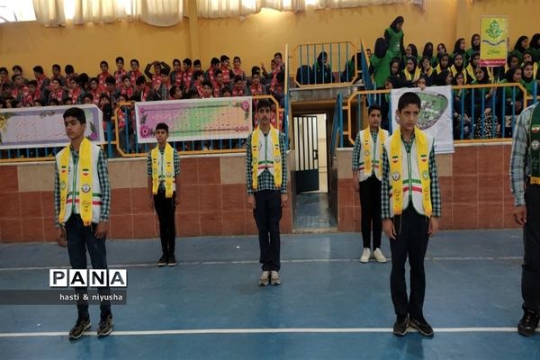 مانور تشکیلاتی سازمان دانش‌آموزی جهرم و اختتامیه المپیاد رویش