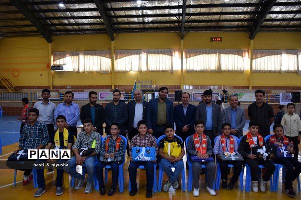 مانور تشکیلاتی سازمان دانش‌آموزی جهرم و اختتامیه المپیاد رویش