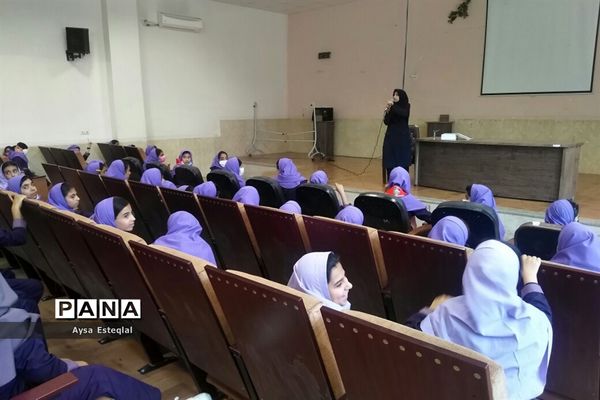 آموزش مهارت‌های تشکیلاتی به دانش‌آموزان دبستان دخترانه معارف6 ناحیه 3 شیراز