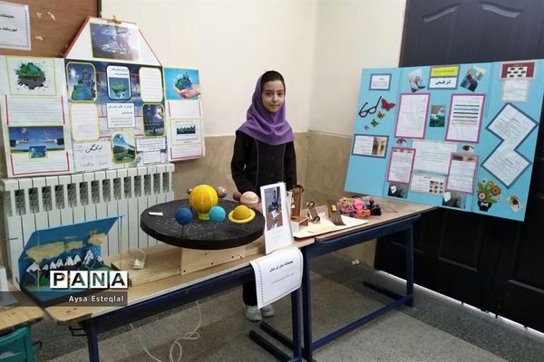 برگزاری نمایشگاه طرح جابربن حیان در دبستان معارف 6 ناحیه 3 شیراز