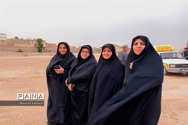 آیین خشت‌گذاری مدارس در شهرستان ورامین