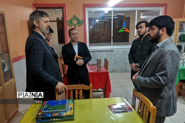 بازدید معاون پرورشی وزیر و رئیس سازمان دانش‌آموزی جمهوری اسلامی ایران و قائم مقام سازمان دانش‌آموزی از کتابخانه دانش‌آموز سازمان دانش‌آموزی استان فارس