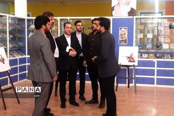 بازدید معاون پرورشی وزیر و رئیس سازمان دانش‌آموزی جمهوری اسلامی ایران و قائم مقام سازمان دانش‌آموزی از کتابخانه دانش‌آموز سازمان دانش‌آموزی استان فارس