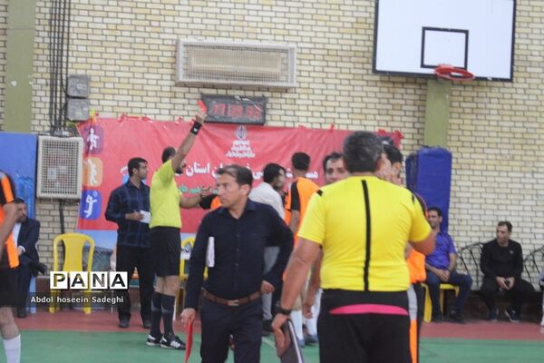 مسابقات فوتسال بالای 40سال فرهنگیان استان بوشهر