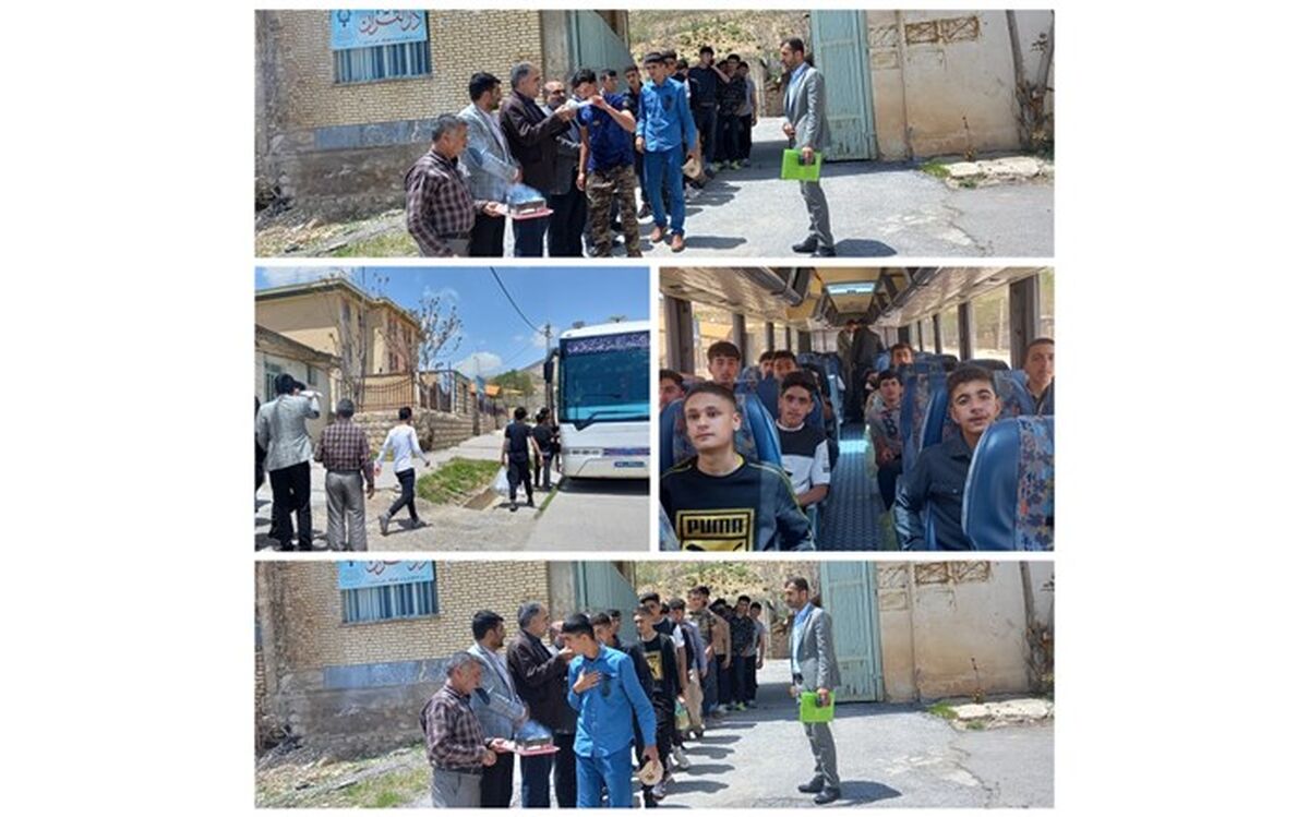 اعزام دانش‌آموزان کوهرنگی به اردوی زیارتی قم