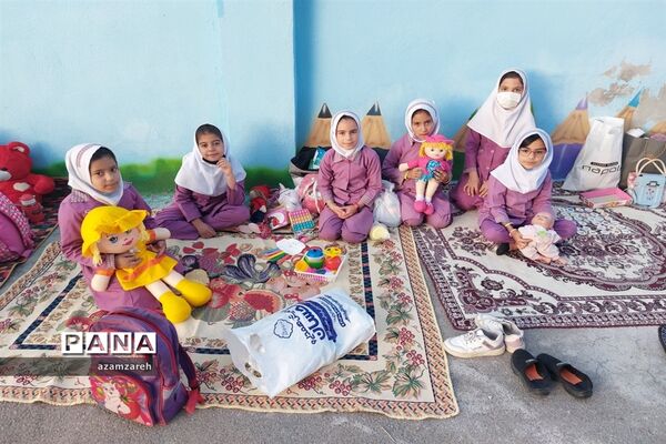 برگزاری اردوی درون مدرسه‌ای در دبستان بعثت شهرستان ابرکوه