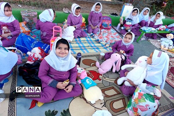 برگزاری اردوی درون مدرسه‌ای در دبستان بعثت شهرستان ابرکوه