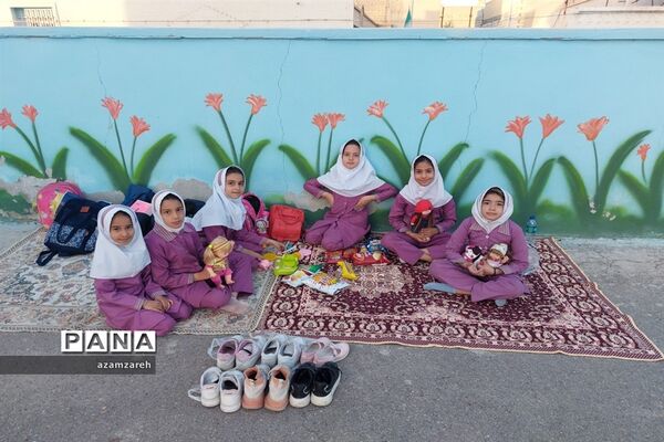برگزاری اردوی درون مدرسه‌ای در دبستان بعثت شهرستان ابرکوه