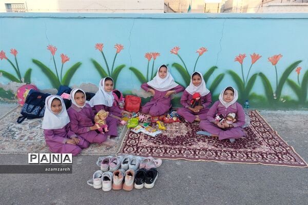 برگزاری اردوی درون مدرسه‌ای در دبستان بعثت شهرستان ابرکوه