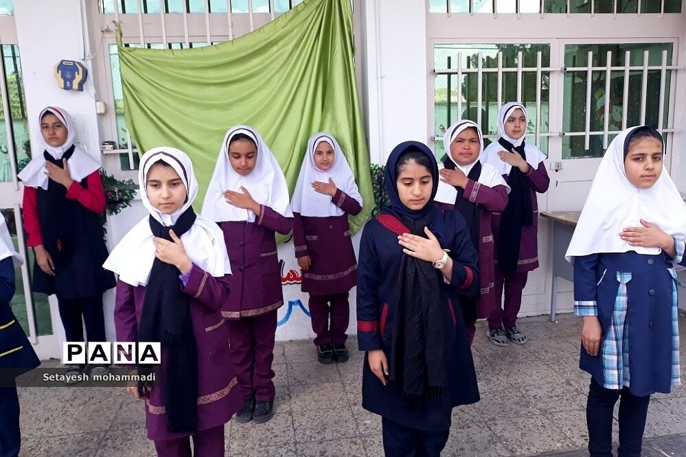 عزاداری شهادت امام‌جعفر صادق(ع) در دبستان حضرت زهرا(س)‌۲ رودهن