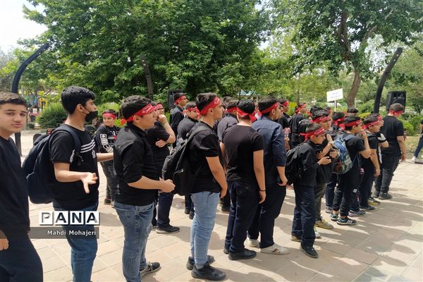 هیات دانش‌آموزی منطقه ۱۶ به‌مناسبت شهادت امام جعفر صادق (ع)