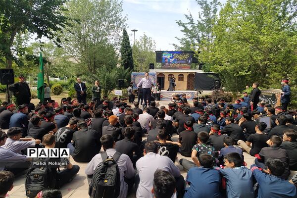 هیات دانش‌آموزی منطقه ۱۶ به‌مناسبت شهادت امام جعفر صادق (ع)