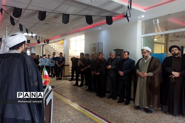 هیات عزاداری دانش‌آموزان منطقه 2 به‌مناسبت شهادت امام جعفر صادق (ع)