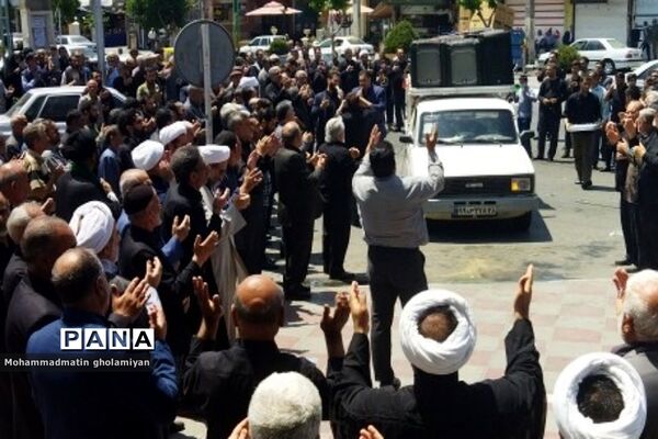 مراسم دسته عزاداری شهادت  امام صادق (ع)