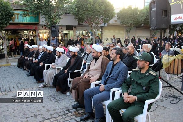مراسم عزاداری مردم اسلامشهر در سالروز شهادت امام جعفر صادق(ع)