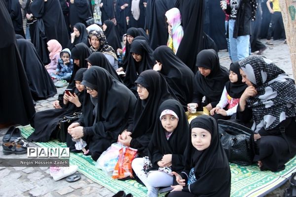 مراسم عزاداری مردم اسلامشهر در سالروز شهادت امام جعفر صادق(ع)