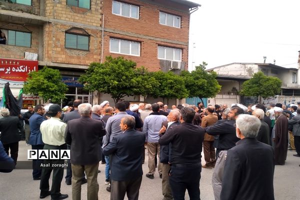 مراسم دسته‌‎روی سالروز شهادت امام صادق علیه السلام در شهر سورک