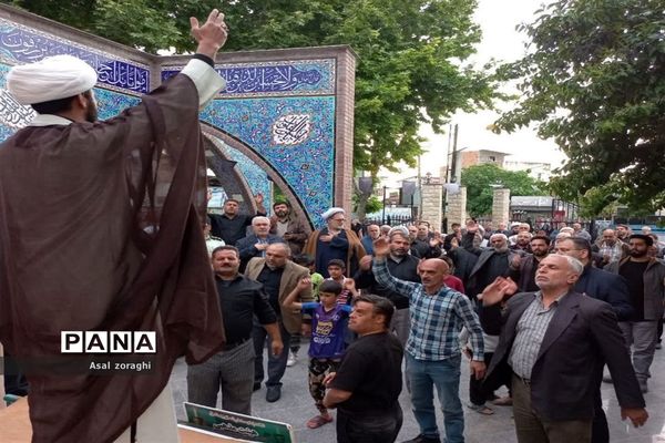 مراسم دسته‌‎روی سالروز شهادت امام صادق علیه السلام در شهر سورک