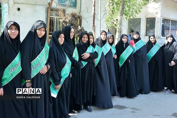 دسته عزاداری به‌مناسبت شهادت امام جعفر صادق در بهارستان 2