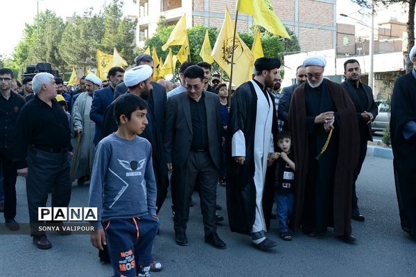 دسته عزاداری به‌مناسبت شهادت امام جعفر صادق در بهارستان 2