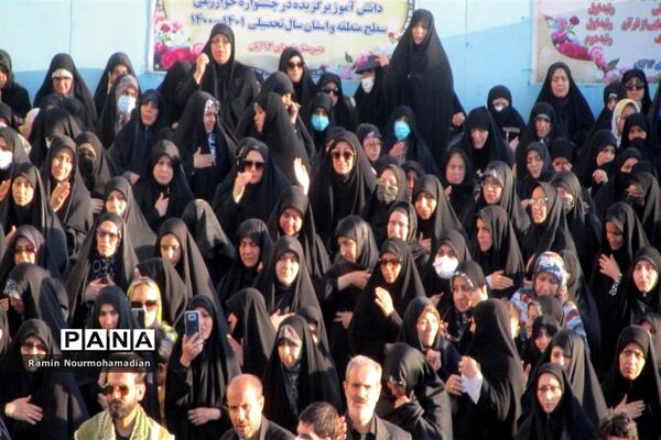 مراسم عزاداری شهادت حضرت امام جعفر صادق(ع) در دبیرستان دخترانه شهدای سیزده آبان منطقه ۹ تهران