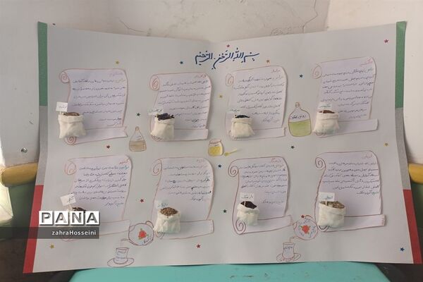 نمایشگاه طرح جابربن حیان دبستان شهید نجاتی ابرکوه