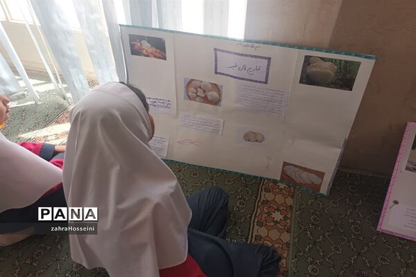 نمایشگاه طرح جابربن حیان دبستان شهید نجاتی ابرکوه