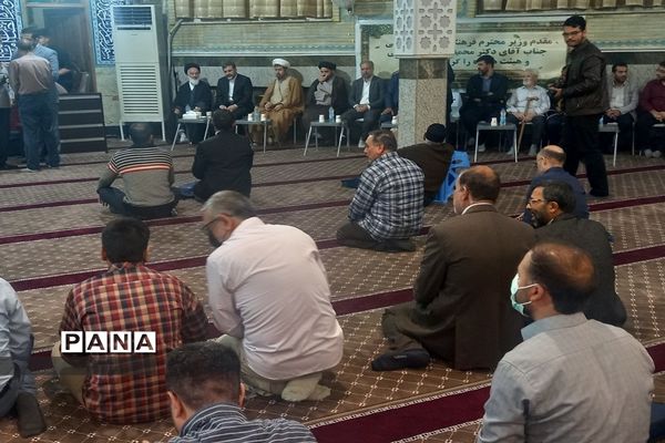 حضور وزیر فرهنگ و ارشاد اسلامی در مسجد احباب الحسین(ع)