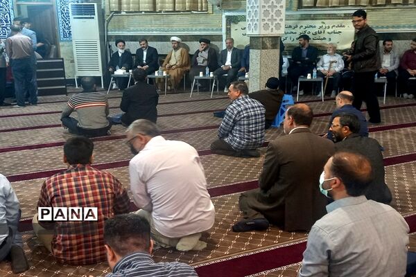 حضور وزیر فرهنگ و ارشاد اسلامی در مسجد احباب الحسین(ع)