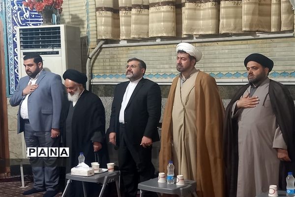 حضور وزیر فرهنگ و ارشاد اسلامی در مسجد احباب الحسین(ع)