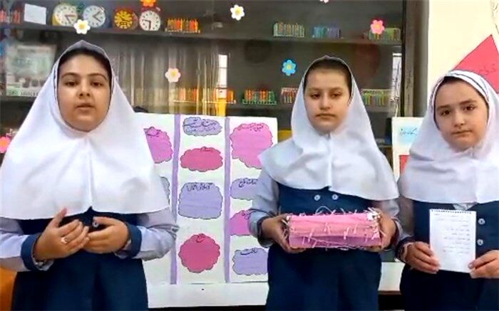 روایت گروهی از دانش‌آموزان پژوهنده طرح جابر بن حیان در دبستان کوثر رودهن  از اجرای این طرح/ فیلم