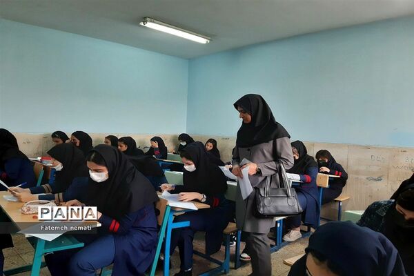 برگزاری امتحانات نهایی در دبیرستان شایستگان و شهید‌همت ملارد