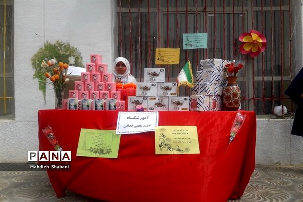 ‌جشن میلاد حضرت معصومه‌ (س) در دبستان  شهید‌نجفی فدافن