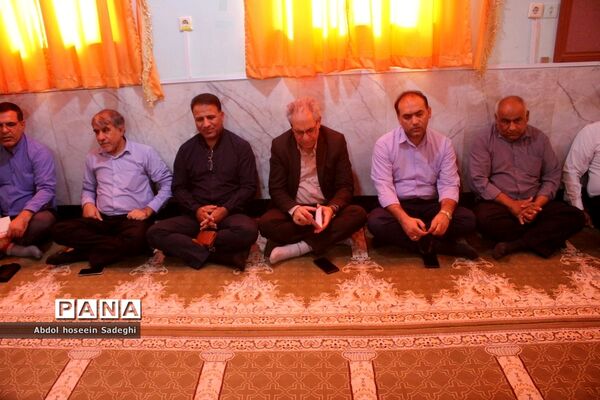 زیارت عاشورا در اداره‌کل آموزش و پرورش استان بوشهر
