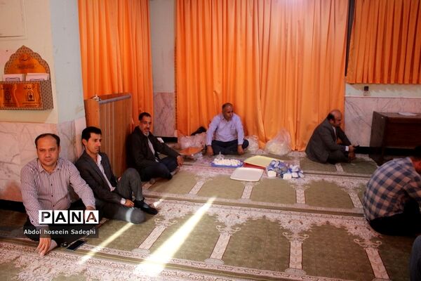 زیارت عاشورا در اداره‌کل آموزش و پرورش استان بوشهر